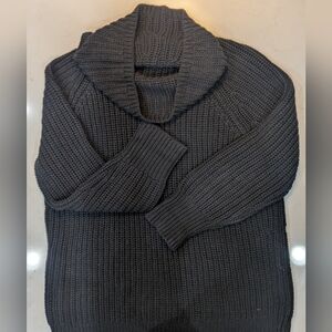 Haven Well Within By Talbots Shaker Stitch Cowlneck Sweater